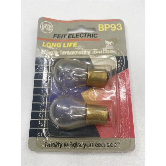 Pack of 2 Feit Electric Long Life 12v High Intensity Bulbs Longer life BP93 - Picture 3 of 8